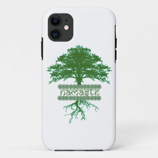 Coques Case-Mate iPhone Arbre de Namaste de cas d'Iphone 5 de la vie (Dos)