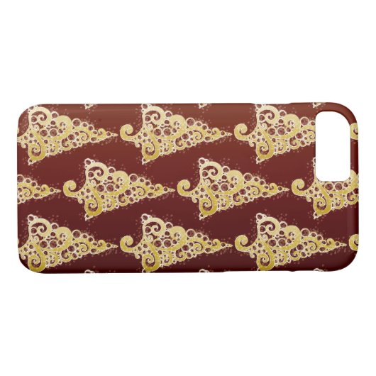 Coques Case-Mate iPhone Arbre de Noël (Dos (Horizontal))