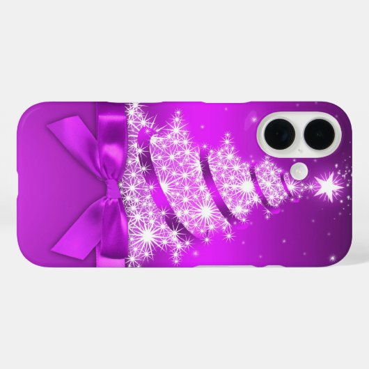 Coques Case-Mate iPhone Arbre de Noël (Verso (horizontal))