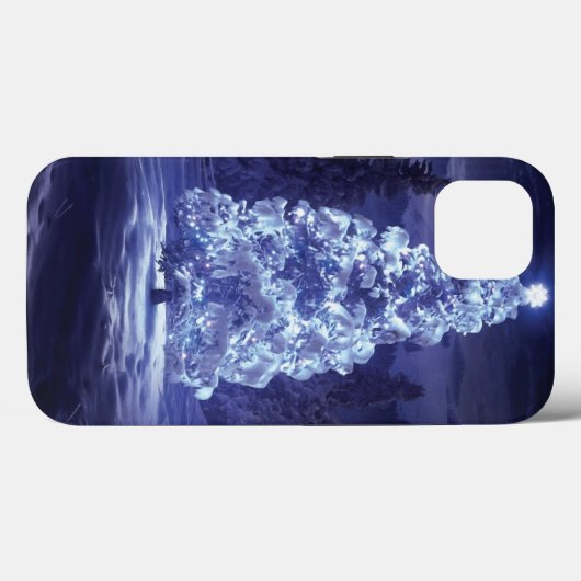 Coques Case-Mate iPhone Arbre de Noël (Verso (horizontal))