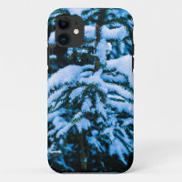 Arbre de Noël de neige