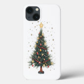 Coques Case-Mate iPhone Arbre de Noël élégant (Verso)