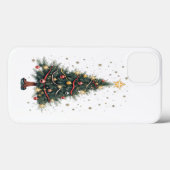 Coques Case-Mate iPhone Arbre de Noël élégant (Verso (horizontal))