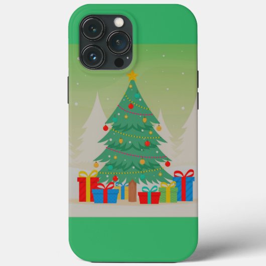 Coques Case-Mate iPhone Arbre De Noël Et Ornements (Verso)