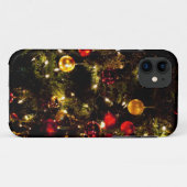 Coques Case-Mate iPhone Arbre de Noël festif (Dos (Horizontal))