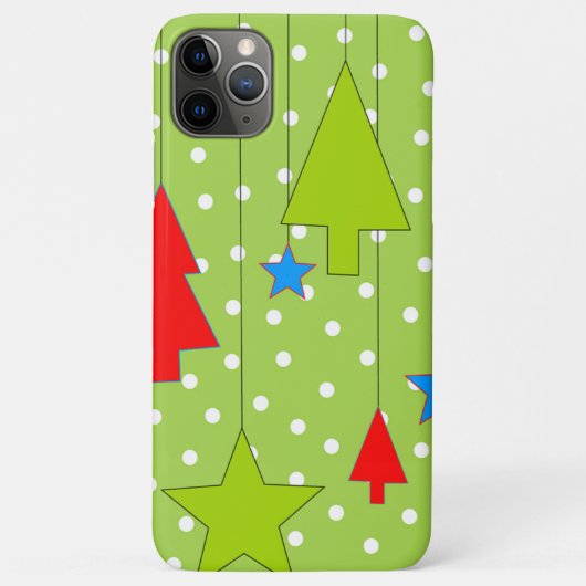 Coques Case-Mate iPhone Arbre de Noël festif Imprimer (Dos)
