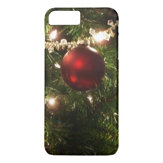 Coques Case-Mate iPhone Arbre de Noël I Vacances Plutôt vert et rouge (Dos)