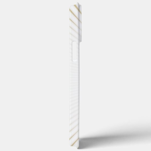 Coques Case-Mate iPhone Arbre de Noël Monogramme Golden Filigree (Verso / Droite)