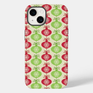 Coque Pour iPhone 14 Arbre de Noël Ornements Téléphone Case