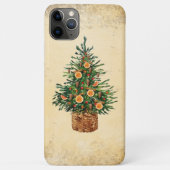 Coques Case-Mate iPhone Arbre de Noël Pays Traditionnel Simple Rustique (Dos)