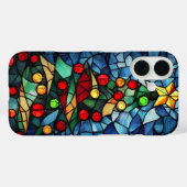 Coques Case-Mate iPhone Arbre de Noël vibrant en verre tendu (Verso (horizontal))