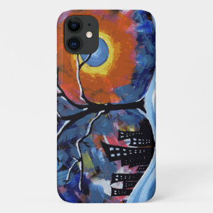 Case-Mate iPhone Case Arbre d'hiver et lumières de la ville Oeuvre origi