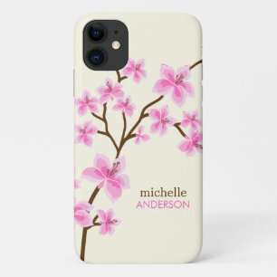 Etui iPhone Case-Mate Arbre en fleurs de cerisiers roses