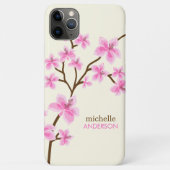 Coques Case-Mate iPhone Arbre en fleurs de cerisiers roses (Dos)