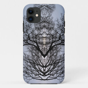 Etui iPhone Case-Mate Arbre en silhouette motif et ciel bleu