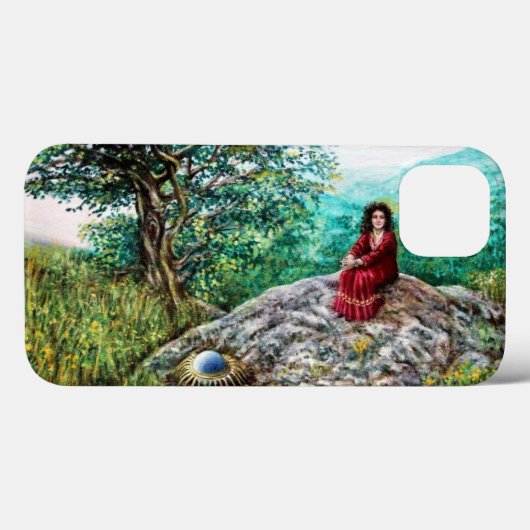 Coques Case-Mate iPhone ARBRE MAGIQUE / L'aube dans le bois et la dame en  (Verso (horizontal))