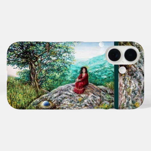 Coques Case-Mate iPhone ARBRE MAGIQUE / L'aube dans le bois et la dame en (Verso (horizontal))