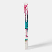 Coques Case-Mate iPhone Arbre mystique moderne & gras (bleu, rose, orange) (Verso / Gauche)