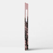 COQUES Case-Mate iPhone ARBRE NUIT DEVANT LE BÂTIMENT ROSE (Verso / Gauche)