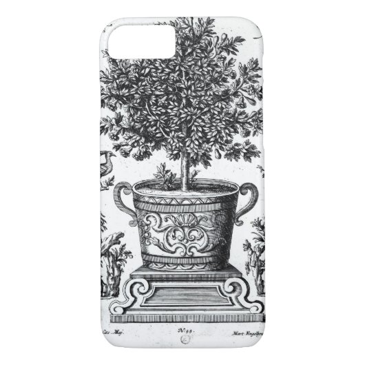 Coques Case-Mate iPhone Arbre ornemental dans une urne sur une petite (Dos)