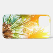 Coques Case-Mate iPhone Arbre palmier soleil brillant arrière - plan d'été (Verso (horizontal))