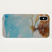 Coques Case-Mate iPhone Arbre peinture Abstraite paysage art (Dos (Horizontal))