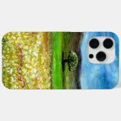 COQUES Case-Mate iPhone ARBRE SOLITAIRE DANS LE CHAMP DE FLEURS JAUNES, TO (Verso (horizontal))