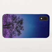 Coques Case-Mate iPhone arbre sous ciel étoilé (Dos (Horizontal))
