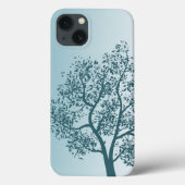 Coques Case-Mate iPhone Arbre turquoise (Verso)