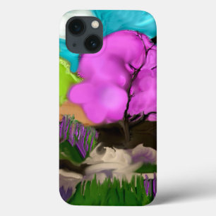 Etui iPhone 13 Arbres à bonbons en coton d'art Abstrait