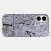 Coques Case-Mate iPhone Arbres à neige (Verso (horizontal))