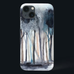 Etui iPhone 13 Arbres Abstraits paisibles<br><div class="desc">Une étonnante aquarelle avec des arbres dans un style abstrait, qui vous est proposée par World Art Group. Un design impressionniste dans des teintes colorées qui transforme ce paysage naturel en une véritable oeuvre d'art au goût vintage. Un tableau cool, parfait pour votre maison ou bureau qui inspirera la grandeur...</div>