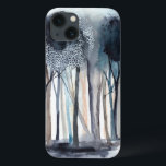 iPhone 13 Case Arbres abstraits tranquilles<br><div class="desc">Une copie renversante d'aquarelle comportant des arbres dans un style abstrait, apporté à vous par le groupe d'art du monde. Une conception impressionniste a placé dans des tonalités colorées qui transforme ce paysage naturel en oeuvre d'art vraie de goût vintage. Une peinture fraîche, se perfectionnent pour votre maison ou bureau...</div>