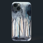 iPhone 13 Case Arbres abstraits tranquilles<br><div class="desc">Une copie renversante d'aquarelle comportant des arbres dans un style abstrait, apporté à vous par le groupe d'art du monde. Une conception impressionniste a placé dans des tonalités colorées qui transforme ce paysage naturel en oeuvre d'art vraie de goût vintage. Une peinture fraîche, se perfectionnent pour votre maison ou bureau...</div>
