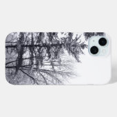 Coques Case-Mate iPhone Arbres couverts de neige : Verticaux (Verso (horizontal))