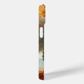 Coques Case-Mate iPhone Arbres d'automne & lac avec canards (Verso / Droite)