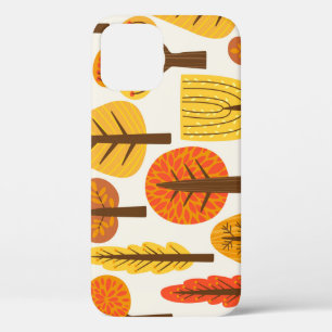 Case-Mate iPhone Case Arbres d'automne, motif sans soudure.