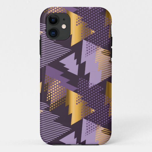 Coques Case-Mate iPhone arbres de Noël pourpres (Dos)