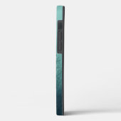 Coques Case-Mate iPhone Arbres d'hiver Vert gothique (Verso / Gauche)