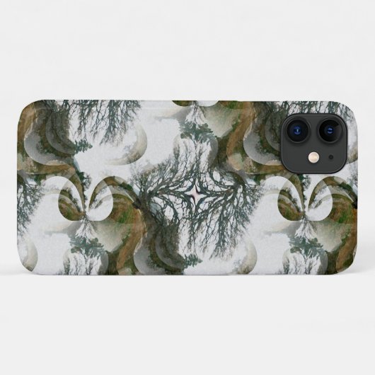 Coques Case-Mate iPhone Arbres en hiver...... (Dos (Horizontal))