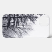 Coques Case-Mate iPhone Arbres enneigés : Vertical (Verso (horizontal))