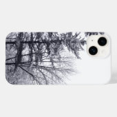 Coques Case-Mate iPhone Arbres enneigés : Vertical (Verso (horizontal))