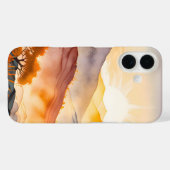 Coques Case-Mate iPhone Arbres ensoleillés et vallées ombragées (Verso (horizontal))