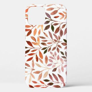 Case-Mate iPhone Case Arbres rétro, aquarelle motif sans couture.
