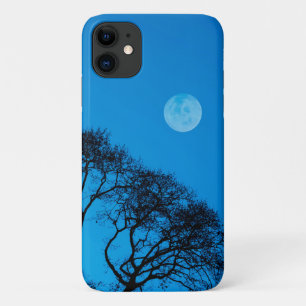 Case-Mate iPhone Case Arbres silhouettes et pleine lune