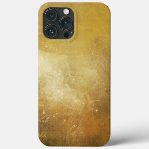 Case-Mate iPhone Case Arbres Texte Lumière en laiton Vintage