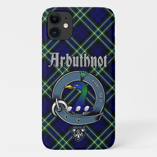 Coques Case-Mate iPhone Arbuthnot Clan Badge & Tartan Phone Case (Dos)