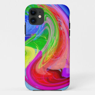 Coque iPhone 11 Arc arc-en-ciel tordu