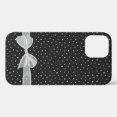 Coques Case-Mate iPhone arc blanc à gaine sur pois (Verso (horizontal))