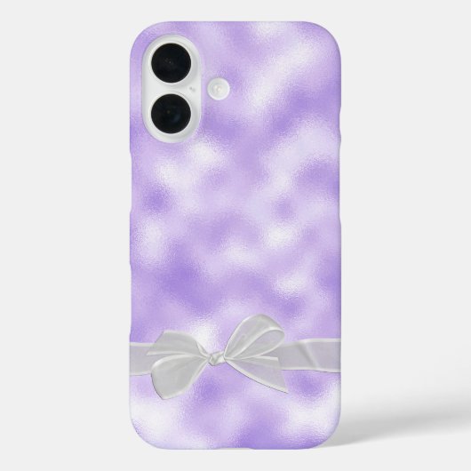 Coques Case-Mate iPhone arc blanc sur gel pourpre (Verso)